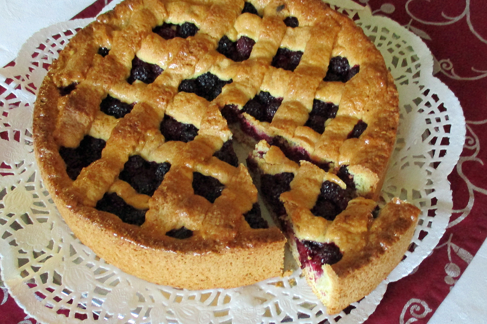 Brombeer Kuchen