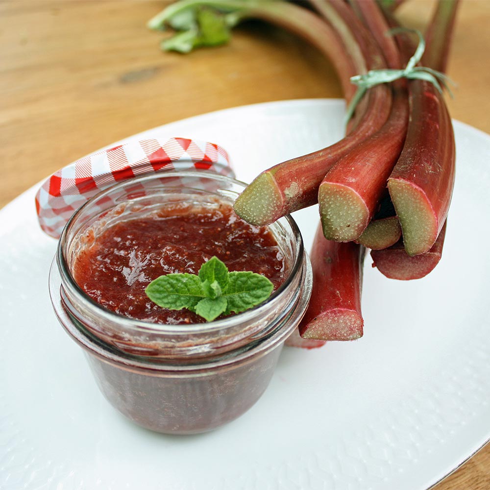 Erdbeer - Rhabarber Marmelade