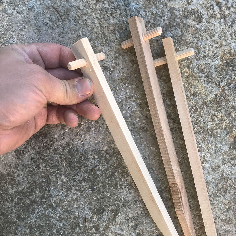 Holzpflock für Böschungsmatten