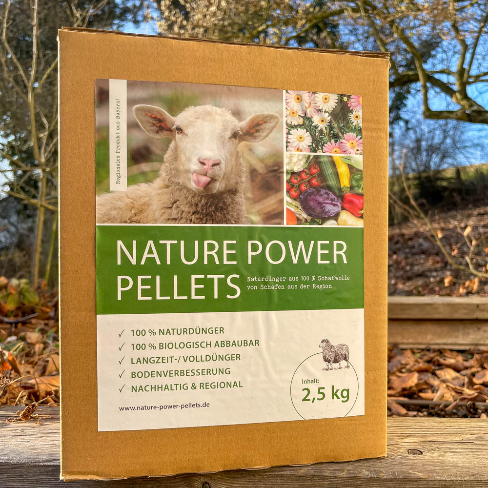 Nature Power Pellets aus Schafswolle