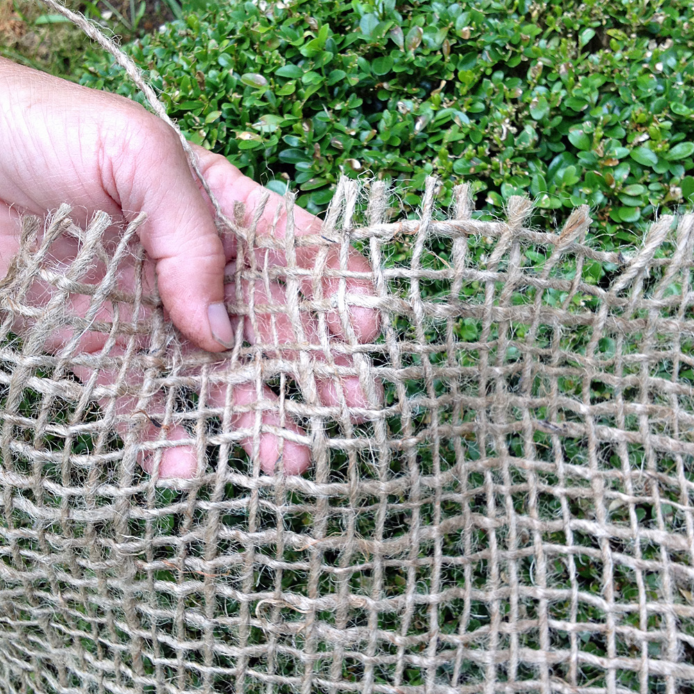 Böschungsschutzgewebe aus Jute