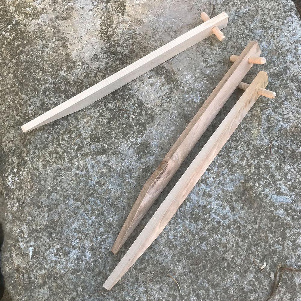 Holzpflock für Böschungsmatten