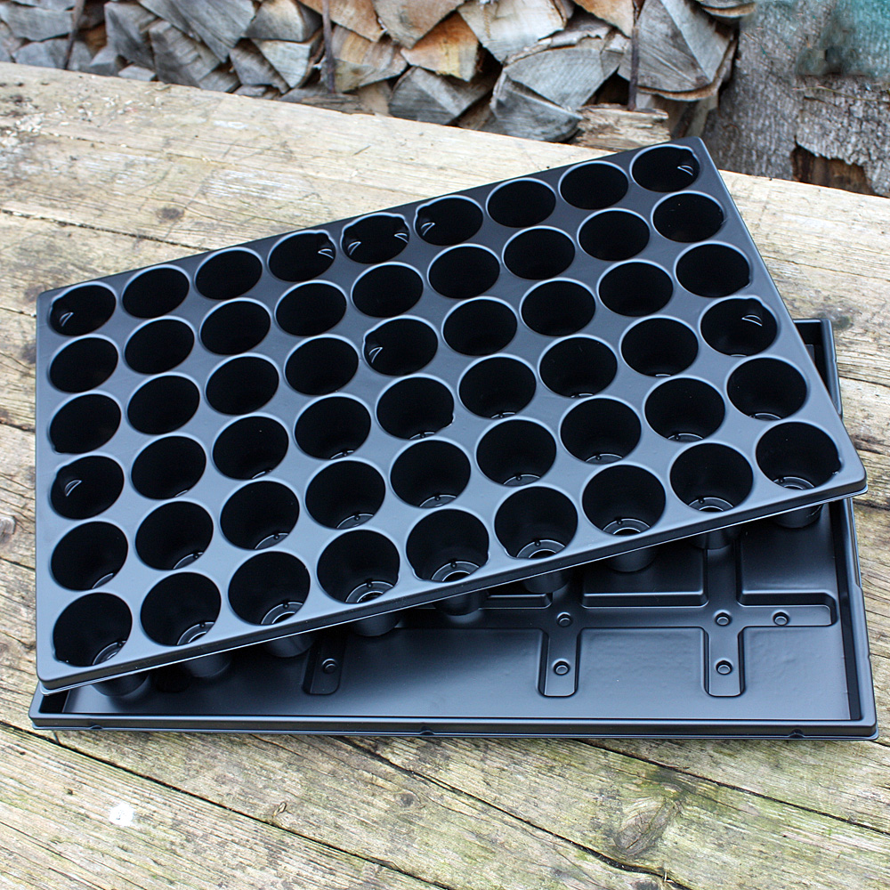 Anzuchtsplatte QP-54R + Untersetzer